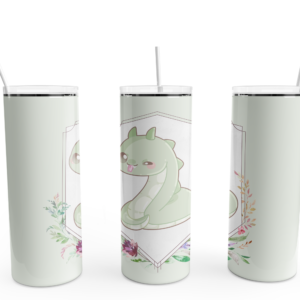 Chibi Basilisk Tumbler Mockup