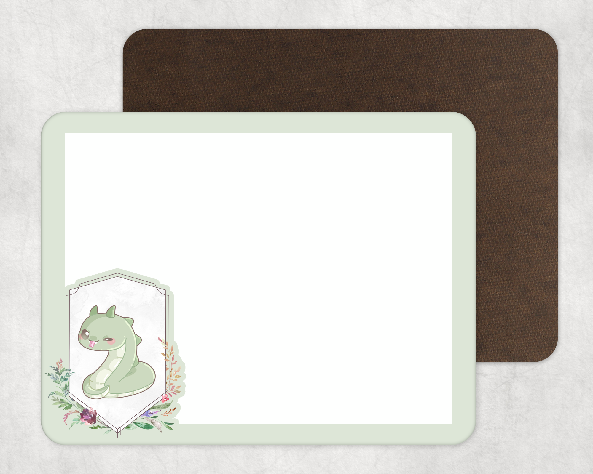 Chibi Basilisk Dry-Erase Board Mockup