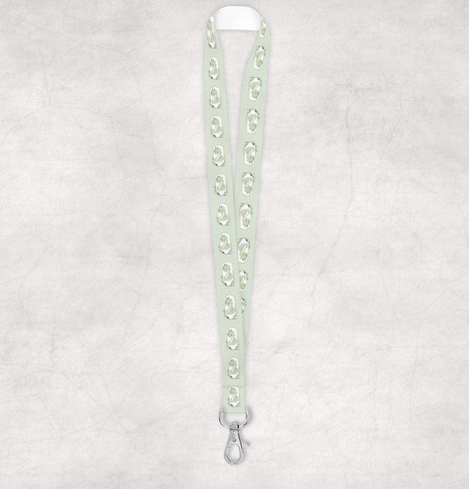 Chibi Basilisk Lanyard Mockup