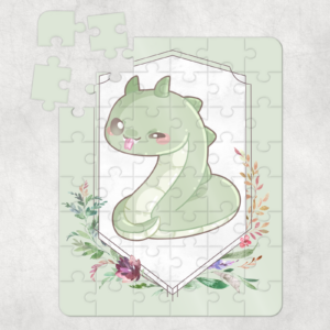Chibi Basilisk Puzzle Mockup