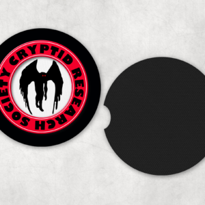 Cryptid Society - Mothman Car Coasters Mockup