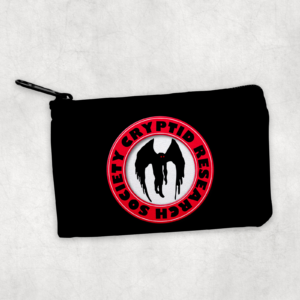 Cryptid Research Society - Mothman Zipper Pouch Mockup