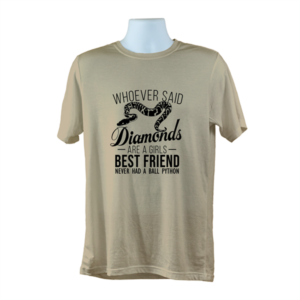 Diamonds, Never Had A Ball Python Shirt Mockup