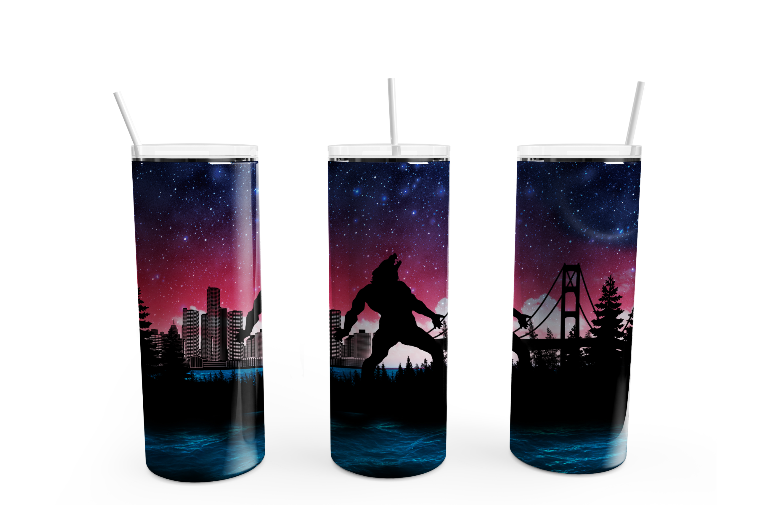 Dogman / Werewolf Tumbler Mockup