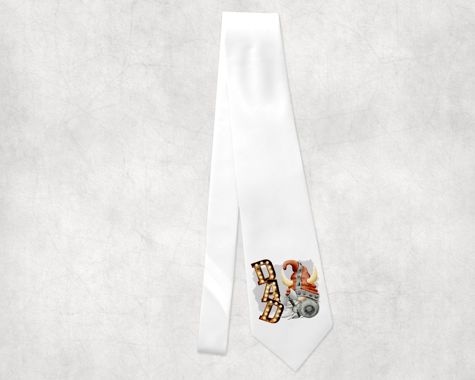 Gnome Dad Necktie Mockup