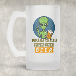 Just Here For The Beer Mug Mockup