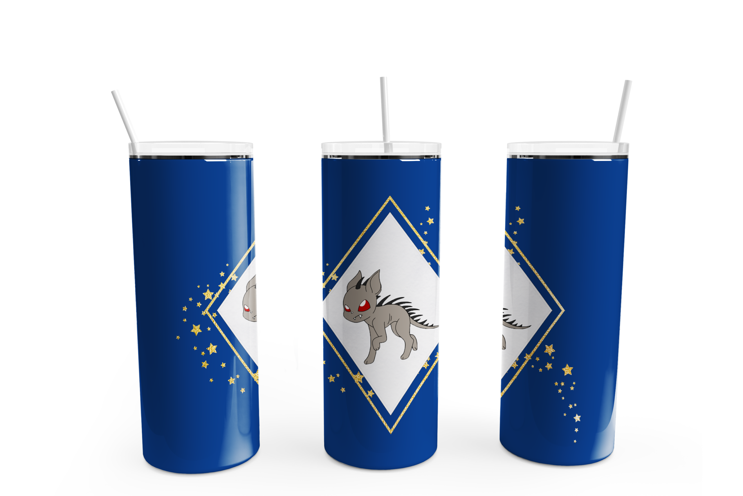 Kawaii Chupacabra Tumbler Mockup