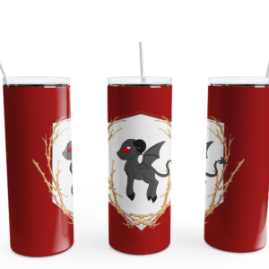 Kawaii Jersey Devil Tumbler Mockup