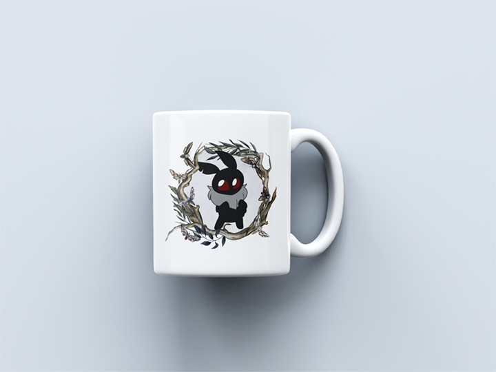 Kawaii Mothman Mug Mockup