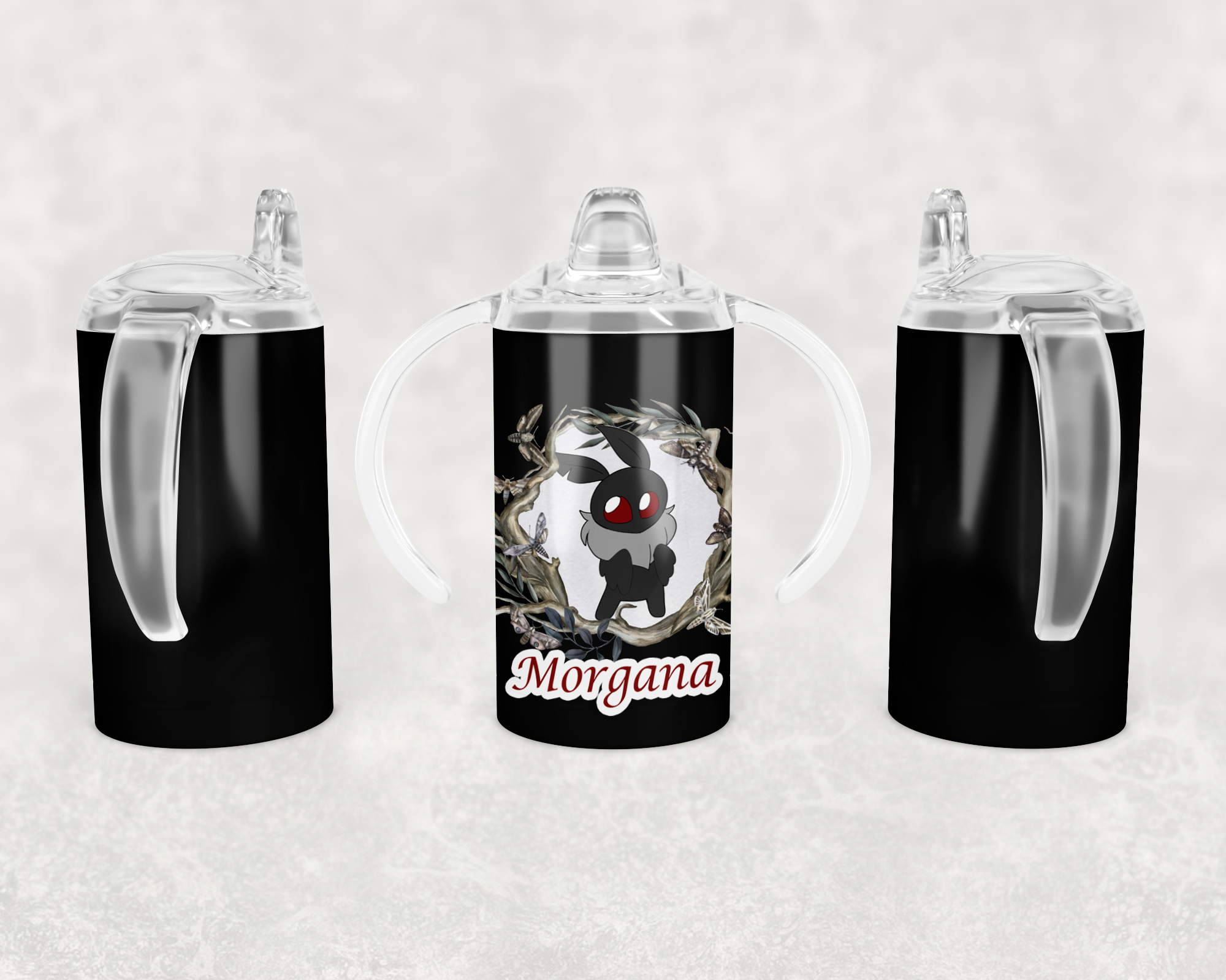 Kawaii Mothman Sippy Cup Mockup