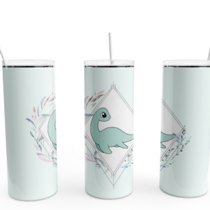 Kawaii Nessie Tumbler Mockup