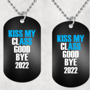 Kiss My Class Dog Tag Mockup