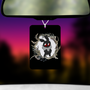 Kawaii Mothman Air Freshener Mockup