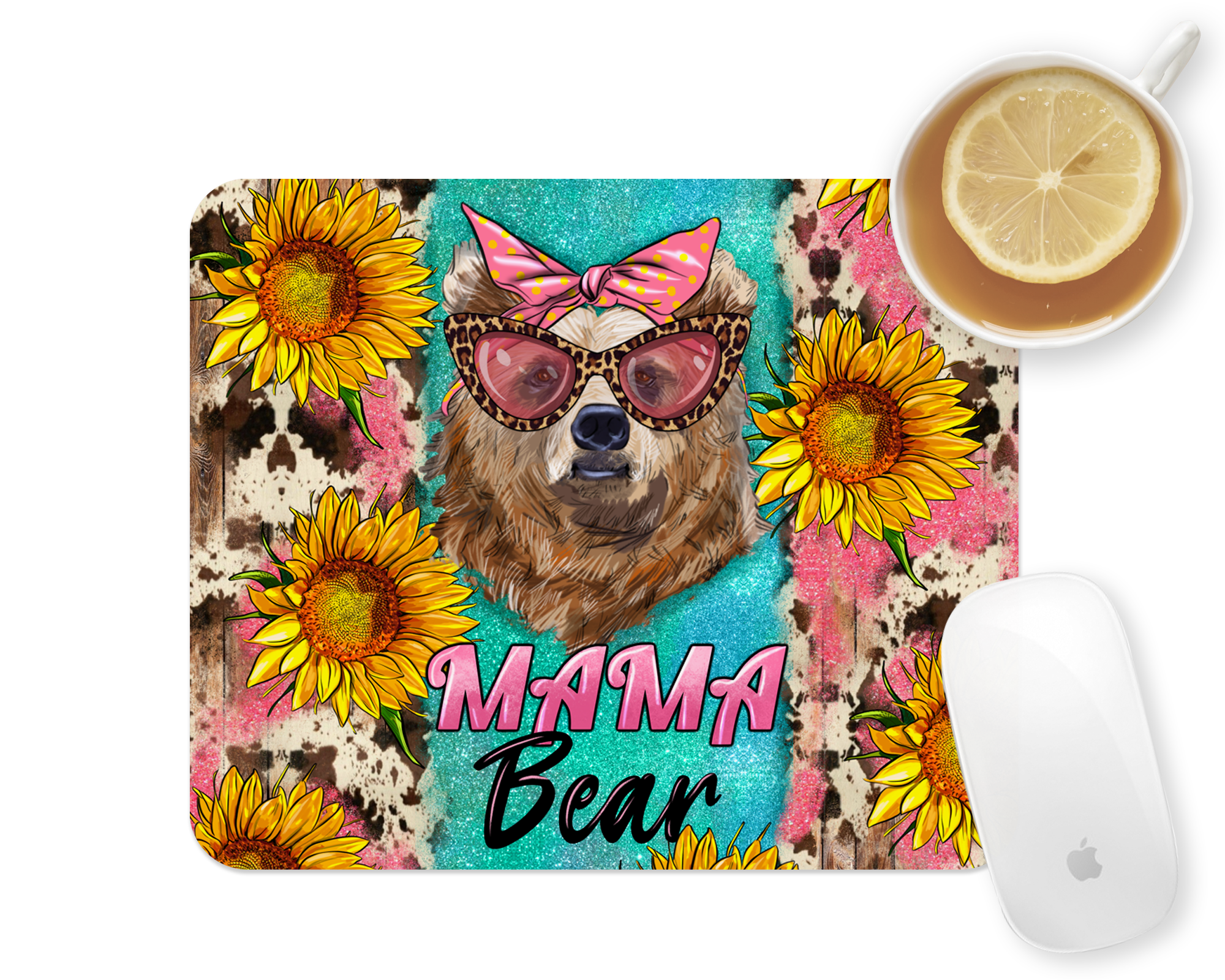 Cool Mama Bear Mousepad Mockup