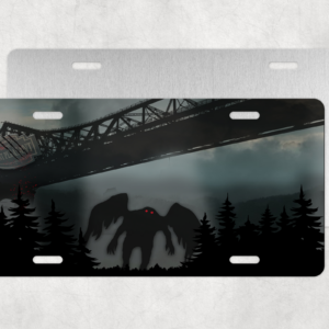 Mothman License Plate Mockup