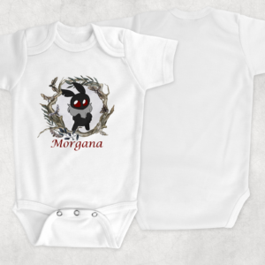 Kawaii Mothman Babywear Mockup