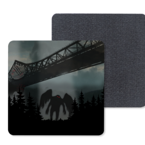 Mothman Coasters Mockup