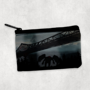 Mothman Zipper Pouch Mockup