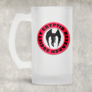 Cryptid Research Society - Mothman Beer Mug Mockup