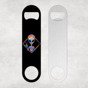 Peaceful Alien Bottle Opener Mockup
