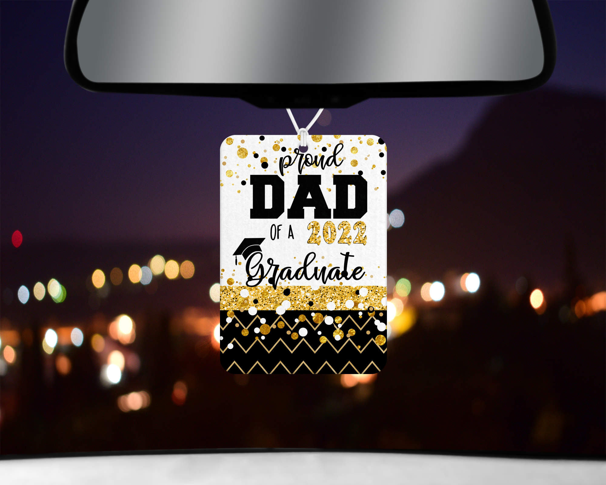 Proud Dad Air Freshener Mockup