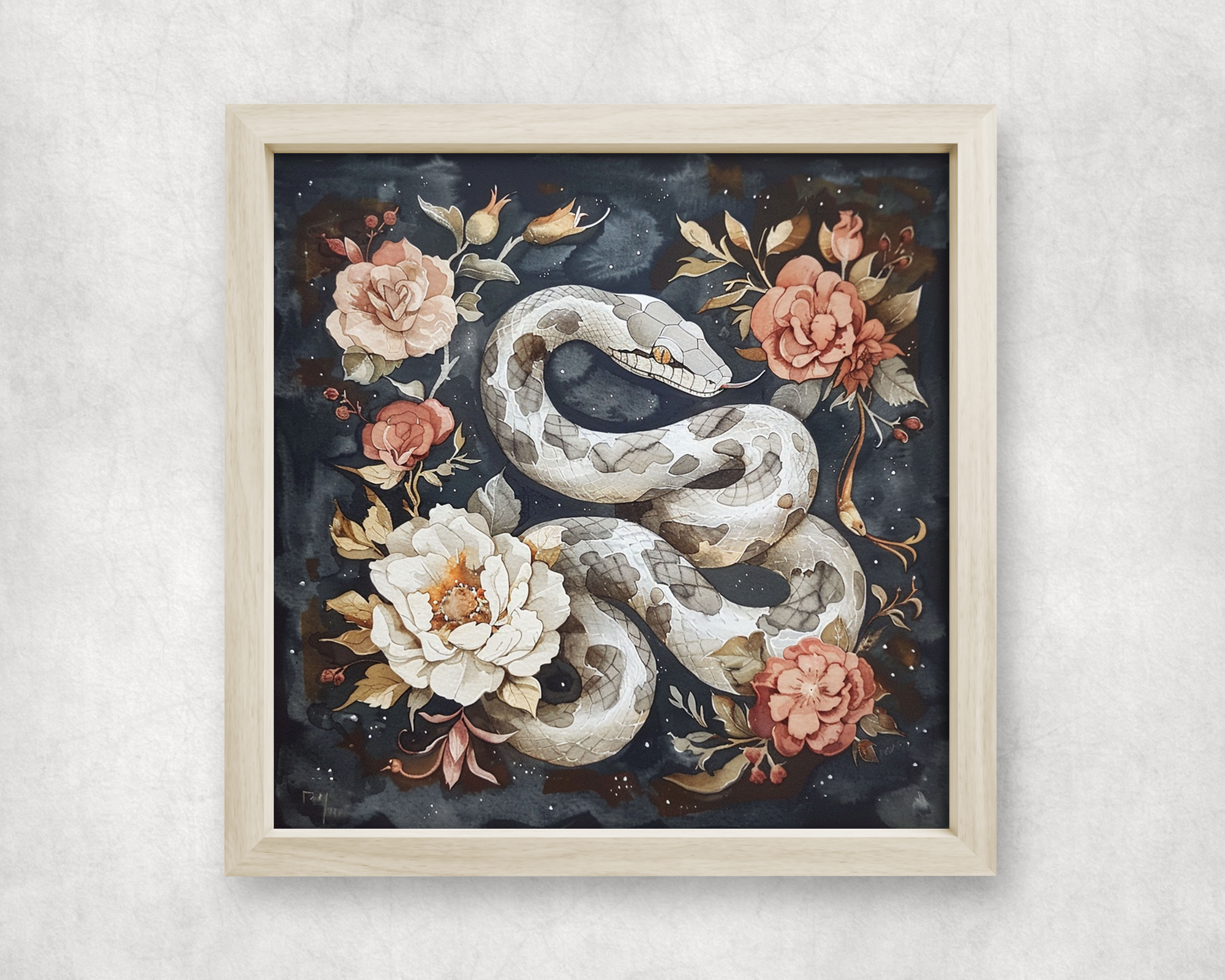 Snake 2 Art Print Mockup
