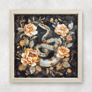 Snake 3 Art Print Mockup