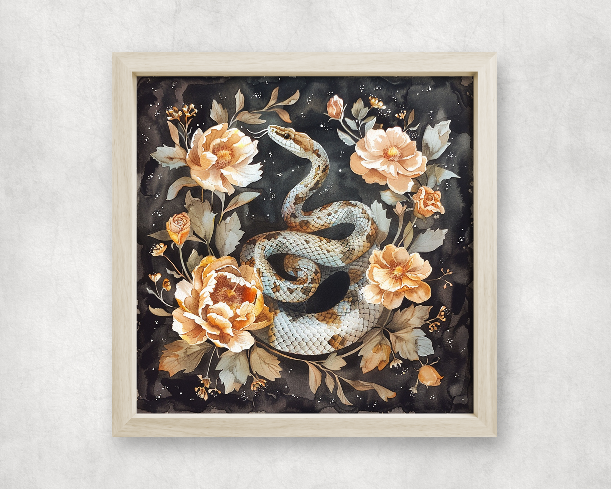 Snake 3 Art Print Mockup