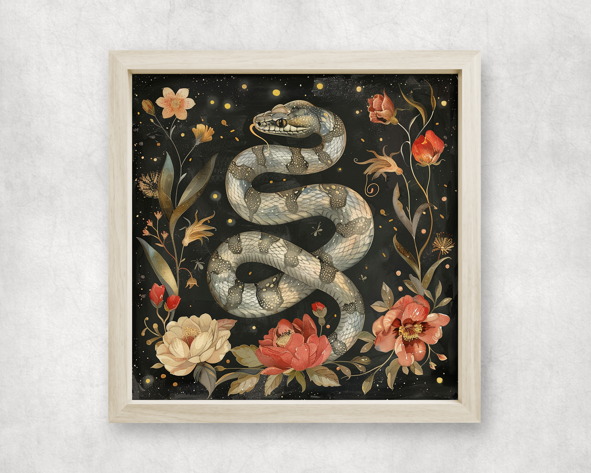 Snake 4 Art Print Mockup