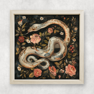 Snake 6 Art Print Mockup