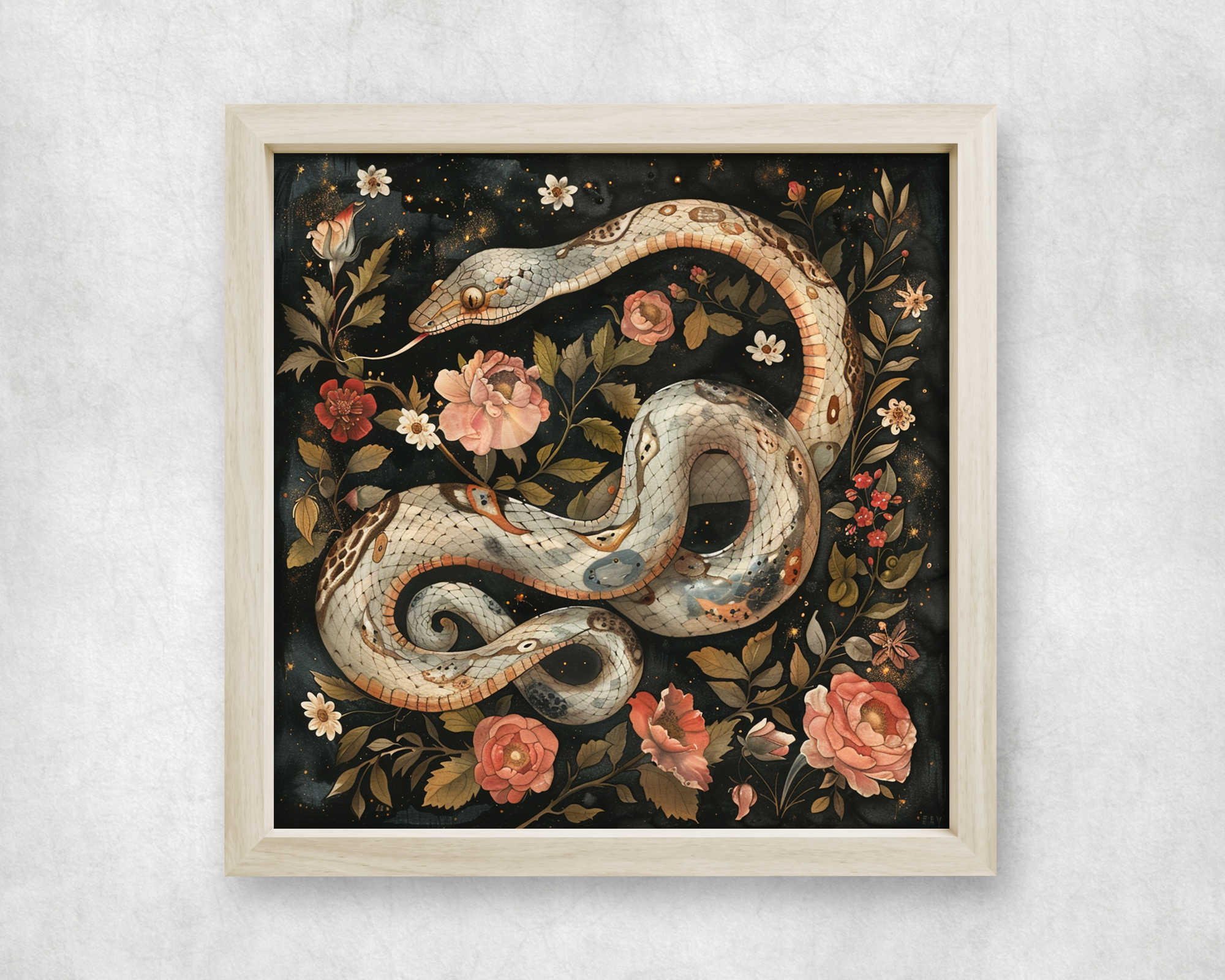 Snake 6 Art Print Mockup