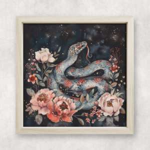 Snake 7 Art Print Mockup