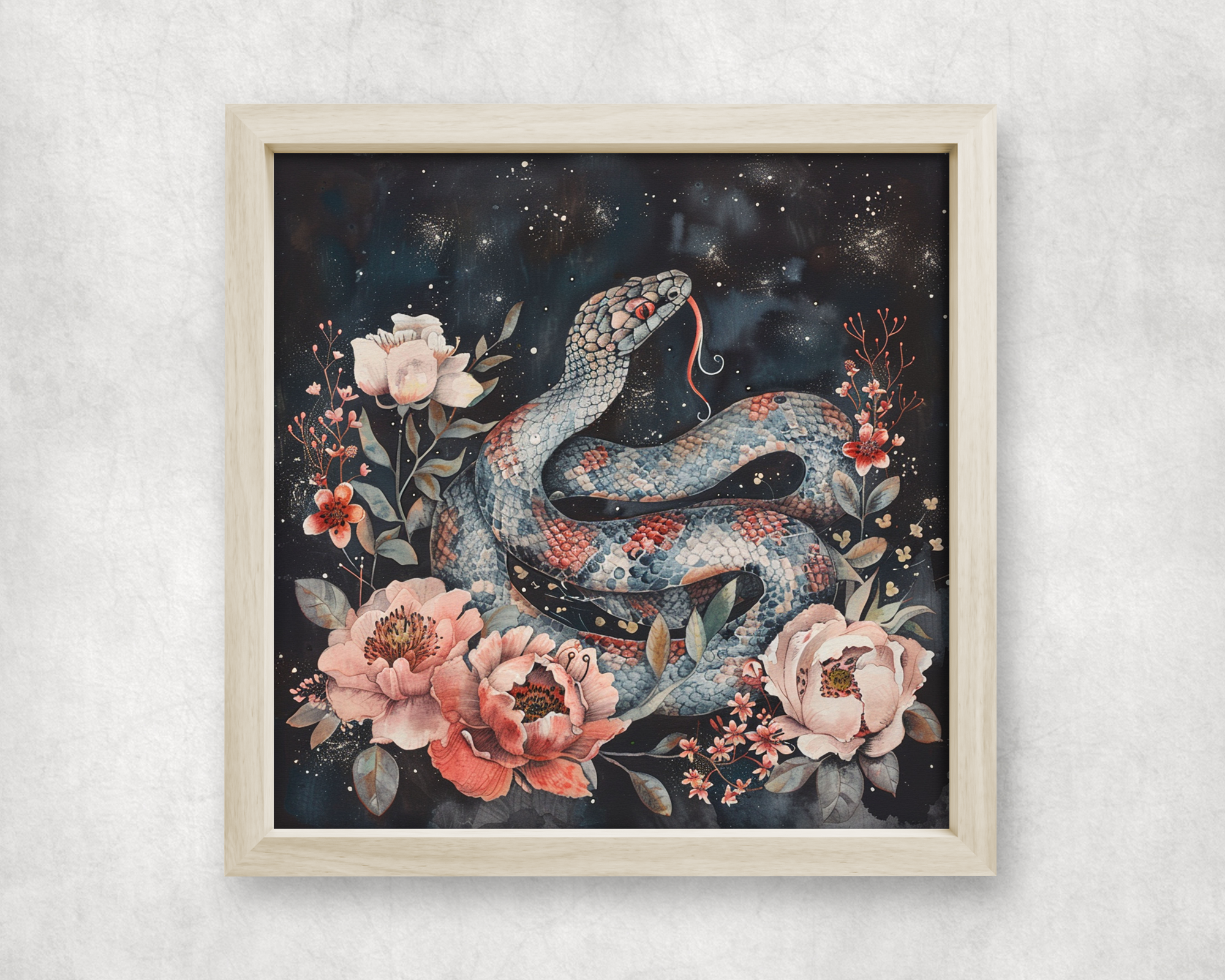 Snake 7 Art Print Mockup