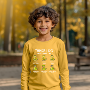 Things I Do Snake Chart Shirt Mockup