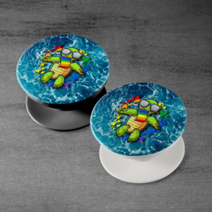 Pride Turtle Phone Grip Mockup