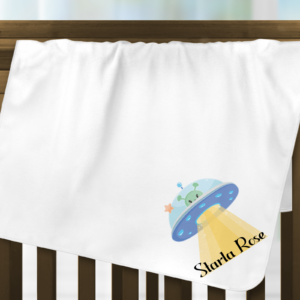 UfO Throw Blanket Mockup