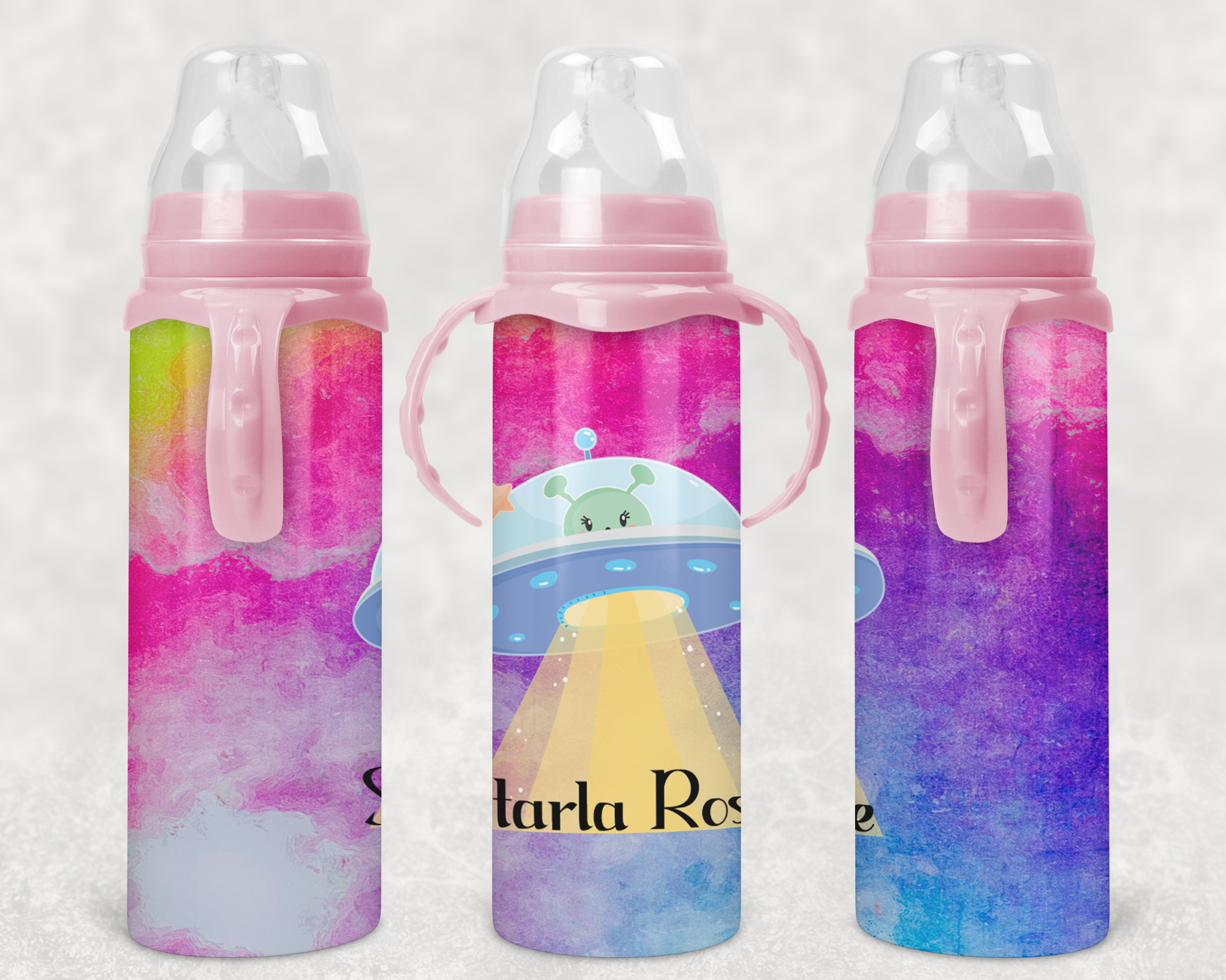 Ufo Baby Bottle Mockup