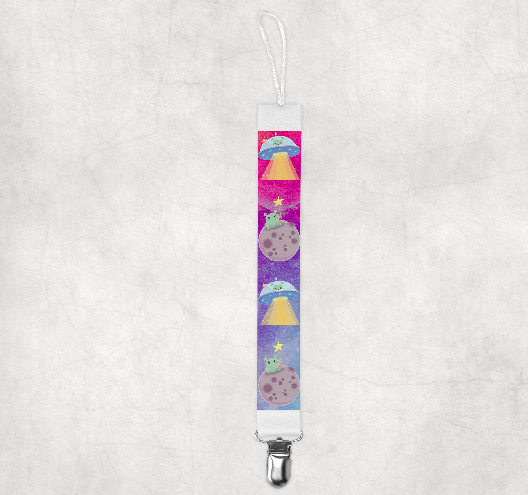 Ufo Pacifier Clip Mockup