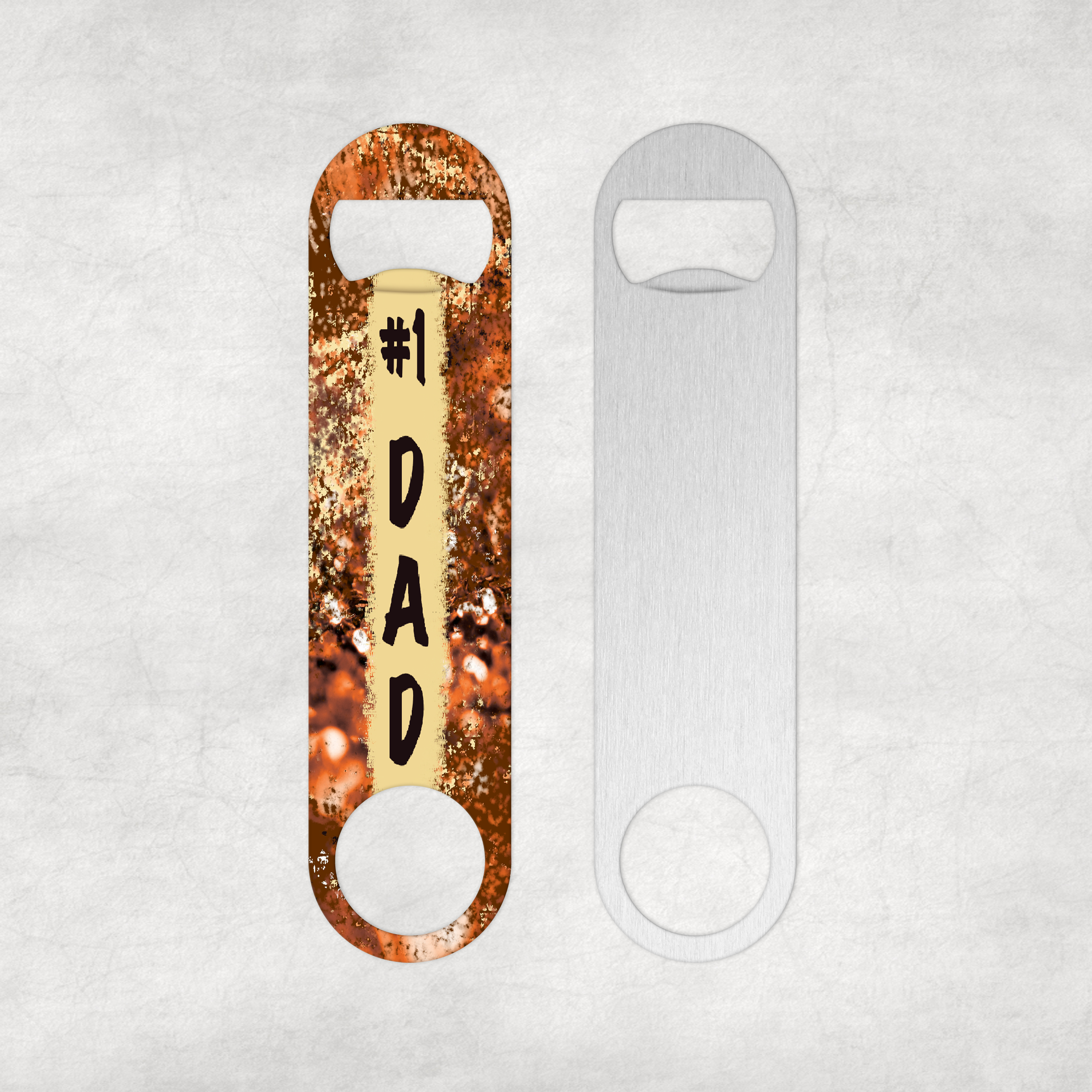 #1 Dad Bottle Opener Mockup