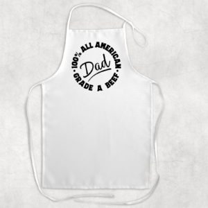 100% American Dad Apron Mockup