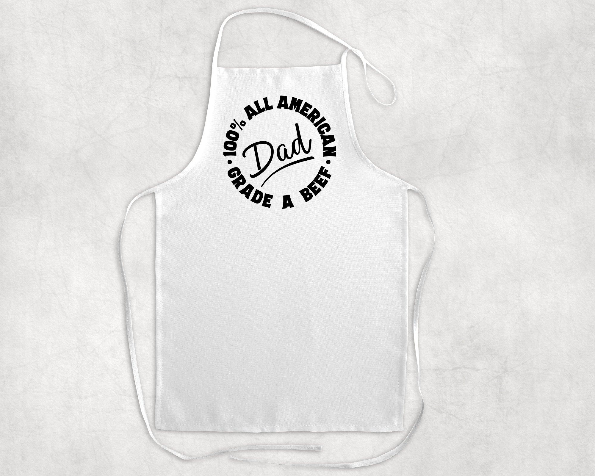 100% American Dad Apron Mockup