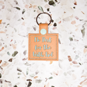 No Rest For The With Kid Key Fob