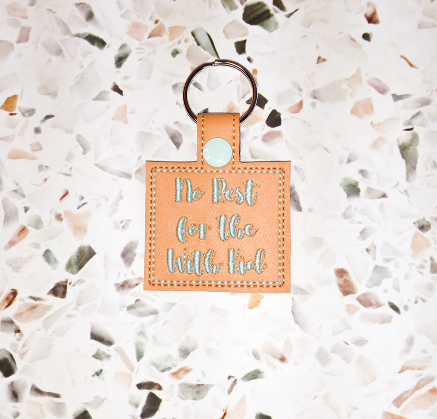 No Rest For The With Kid Key Fob