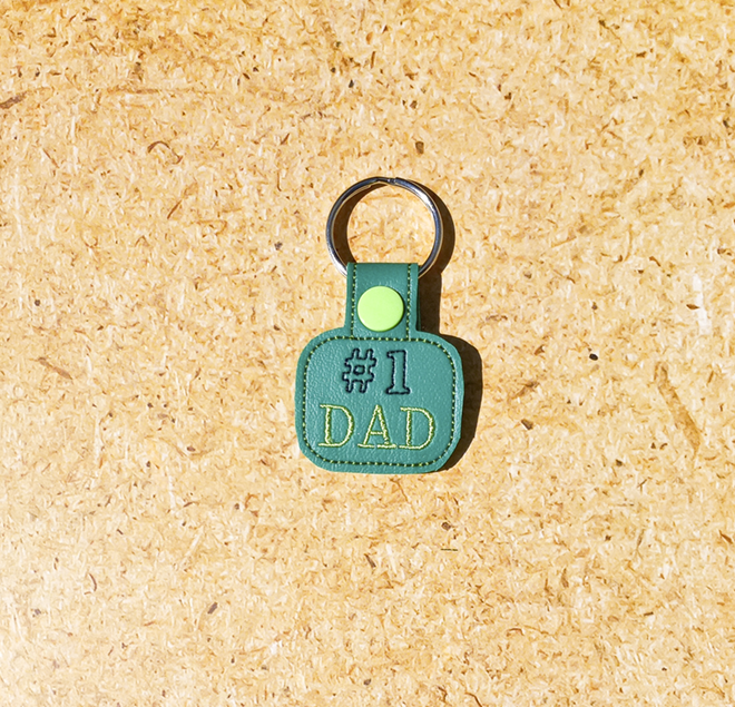 #1 Dad Key Fob
