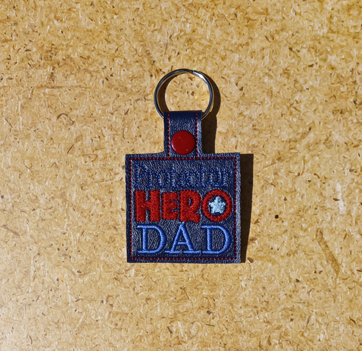 Protector Hero Dad Key Fob