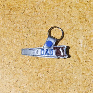 #1 Dad Saw Key Fob