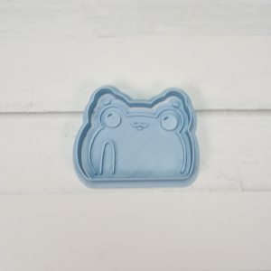 Kawaii Thoughtful Frog Cookie Cutter & Stamp