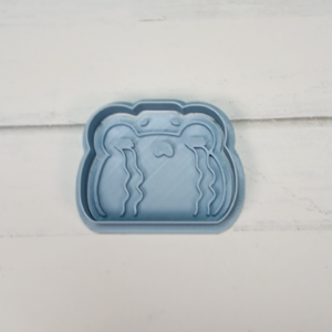 Kawaii Crying Frog Cookie Cutter & Stamp