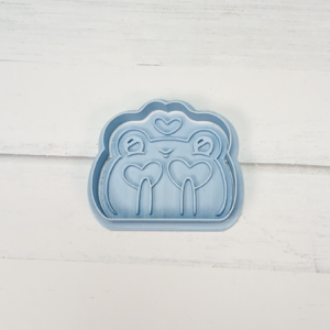 Kawaii Love Frog Cookie Cutter & Stamp