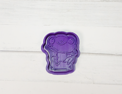 Leaping Frog Cookie Cutter & Stamp